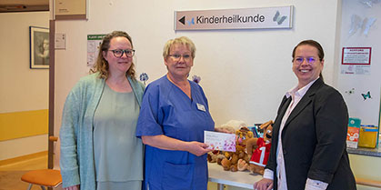 Übergabe Brunch-Gutschein